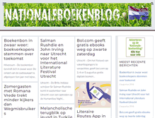 Tablet Screenshot of nationaleboekenblog.nl